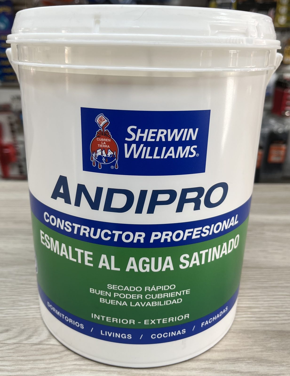 Galón esmalte al agua blanco