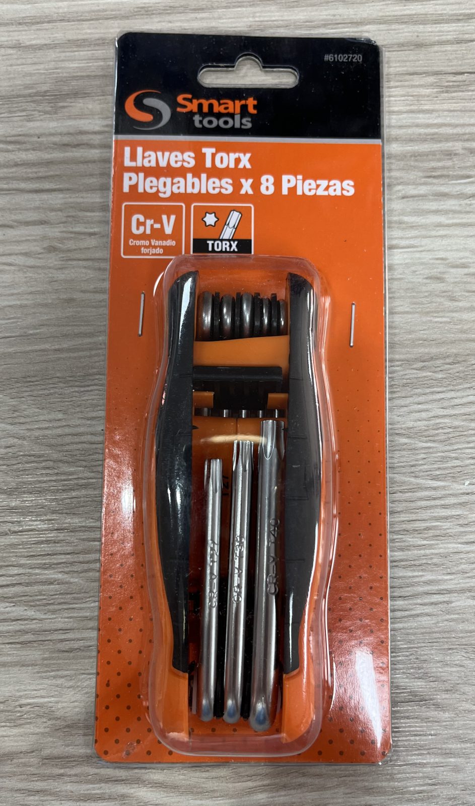 Juego de llaves Torx plegables 8 piezas