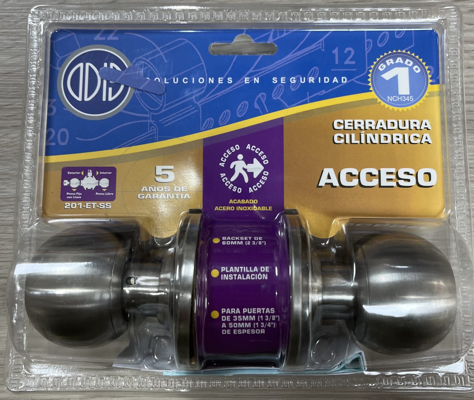Cerradura Acceso Inox